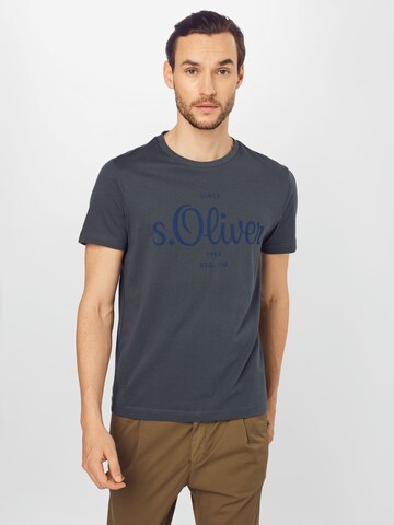 T-Shirt s.Oliver en gris : devant