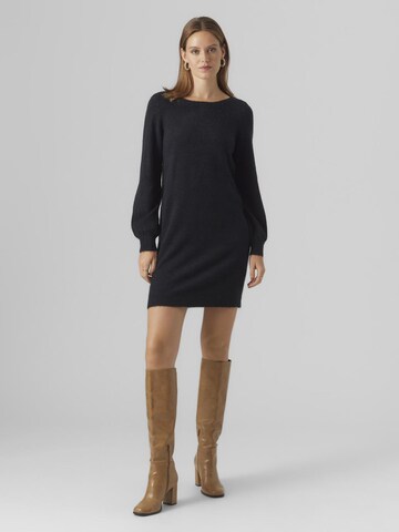 VERO MODA Gebreide jurk 'LEFILE' in Zwart