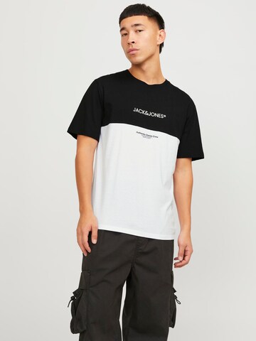 T-Shirt 'Eryder' JACK & JONES en noir : devant