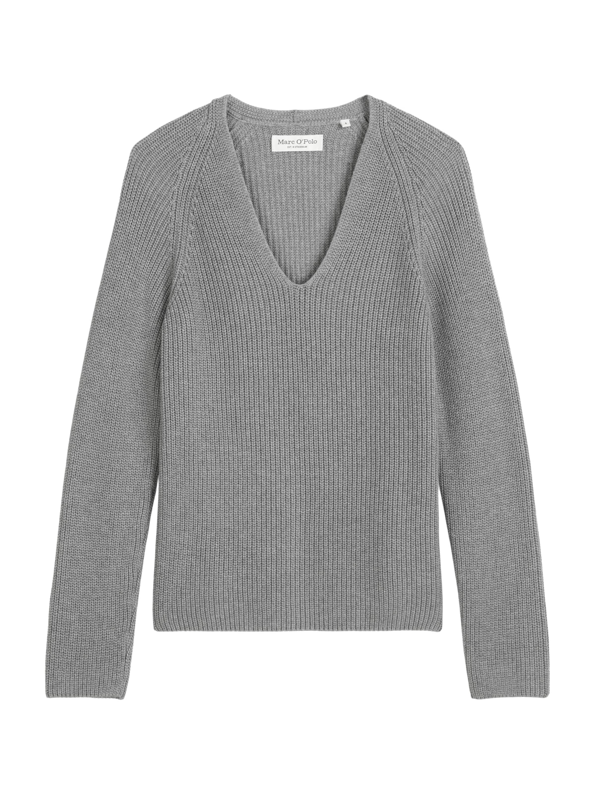 Marc O'Polo Пуловер в сиво: отпред