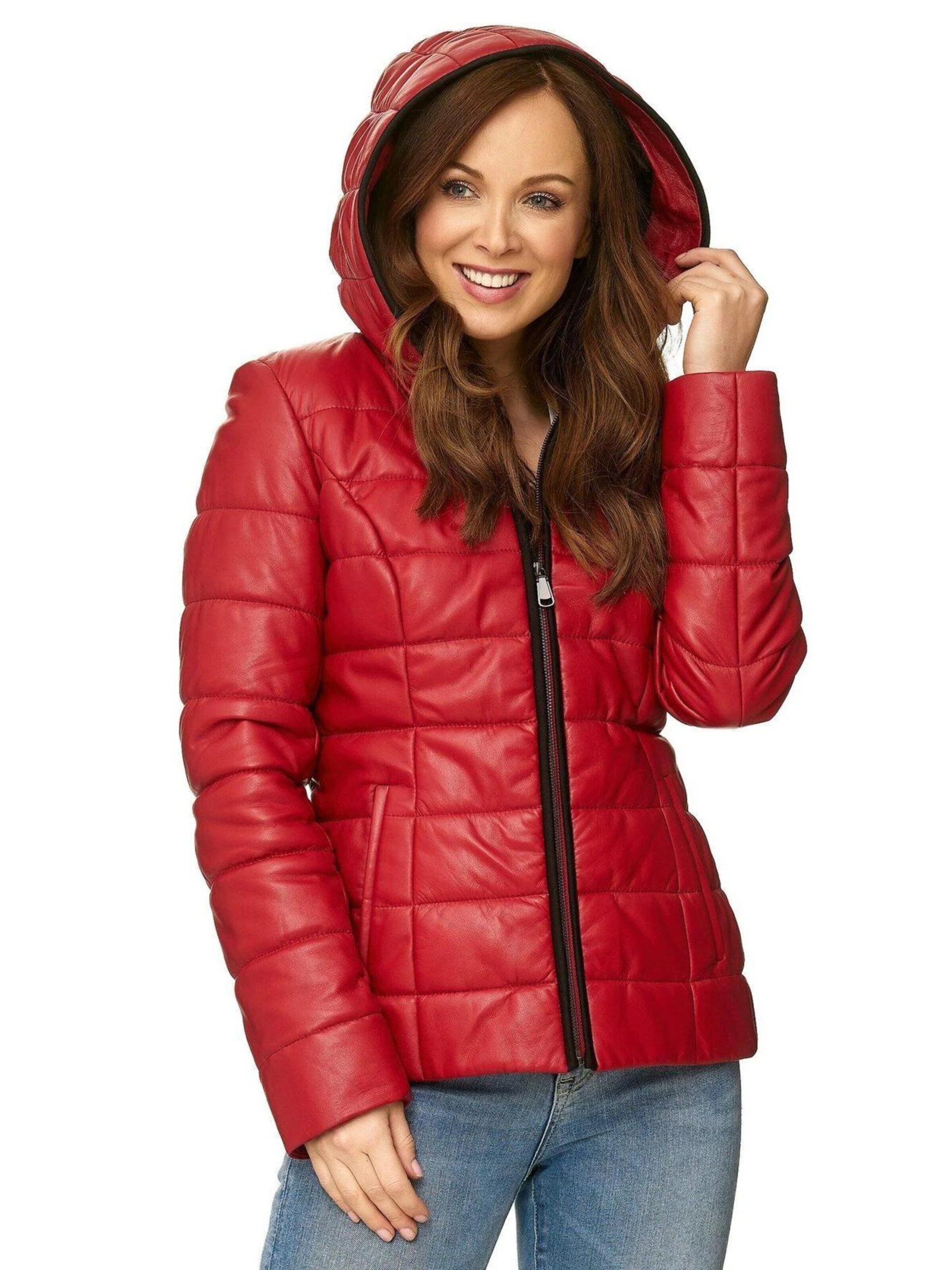 Mouflon Between-Season Jacket 'Cyble' in Red