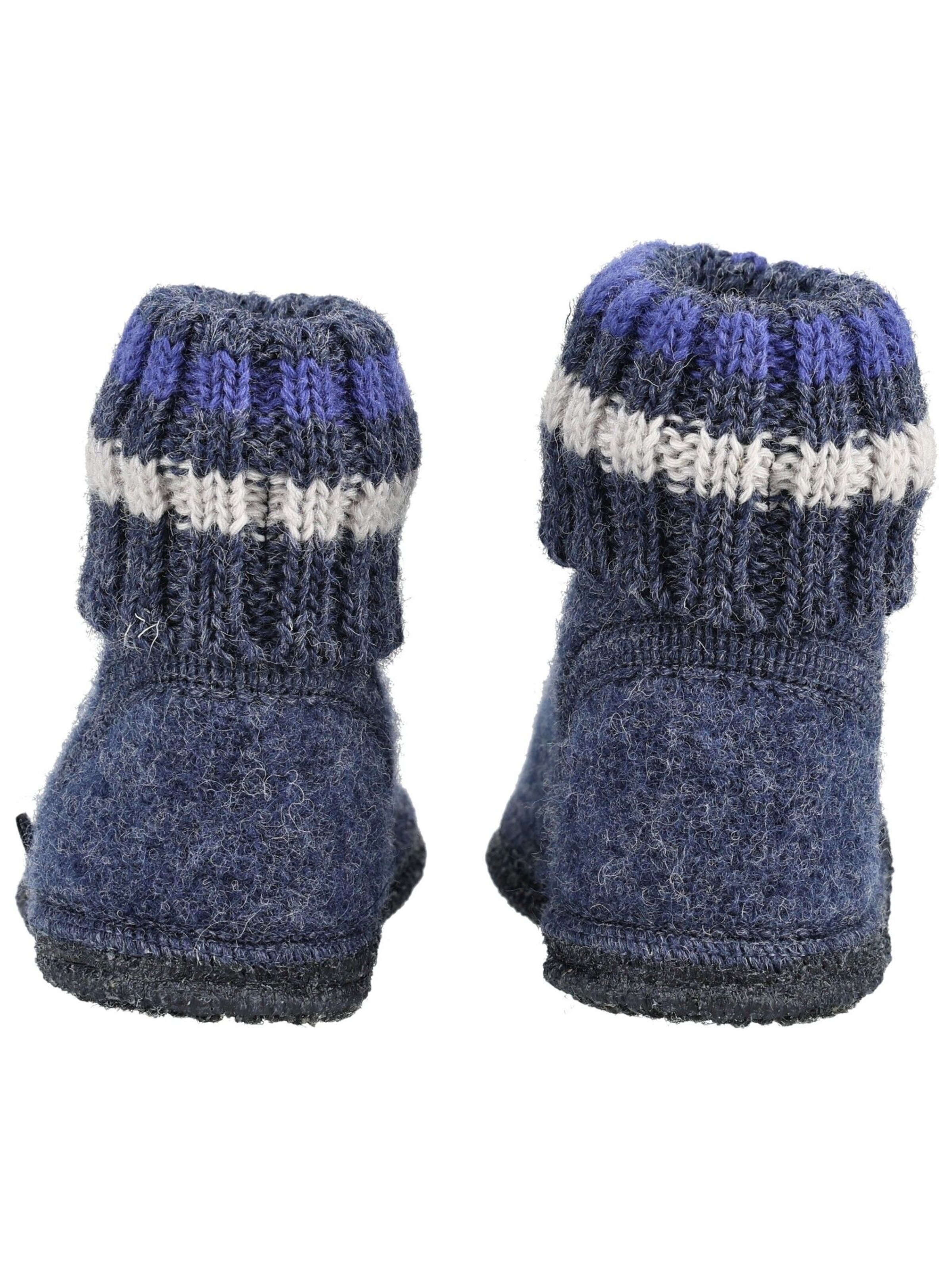 HAFLINGER Huisschoenen in Blauw