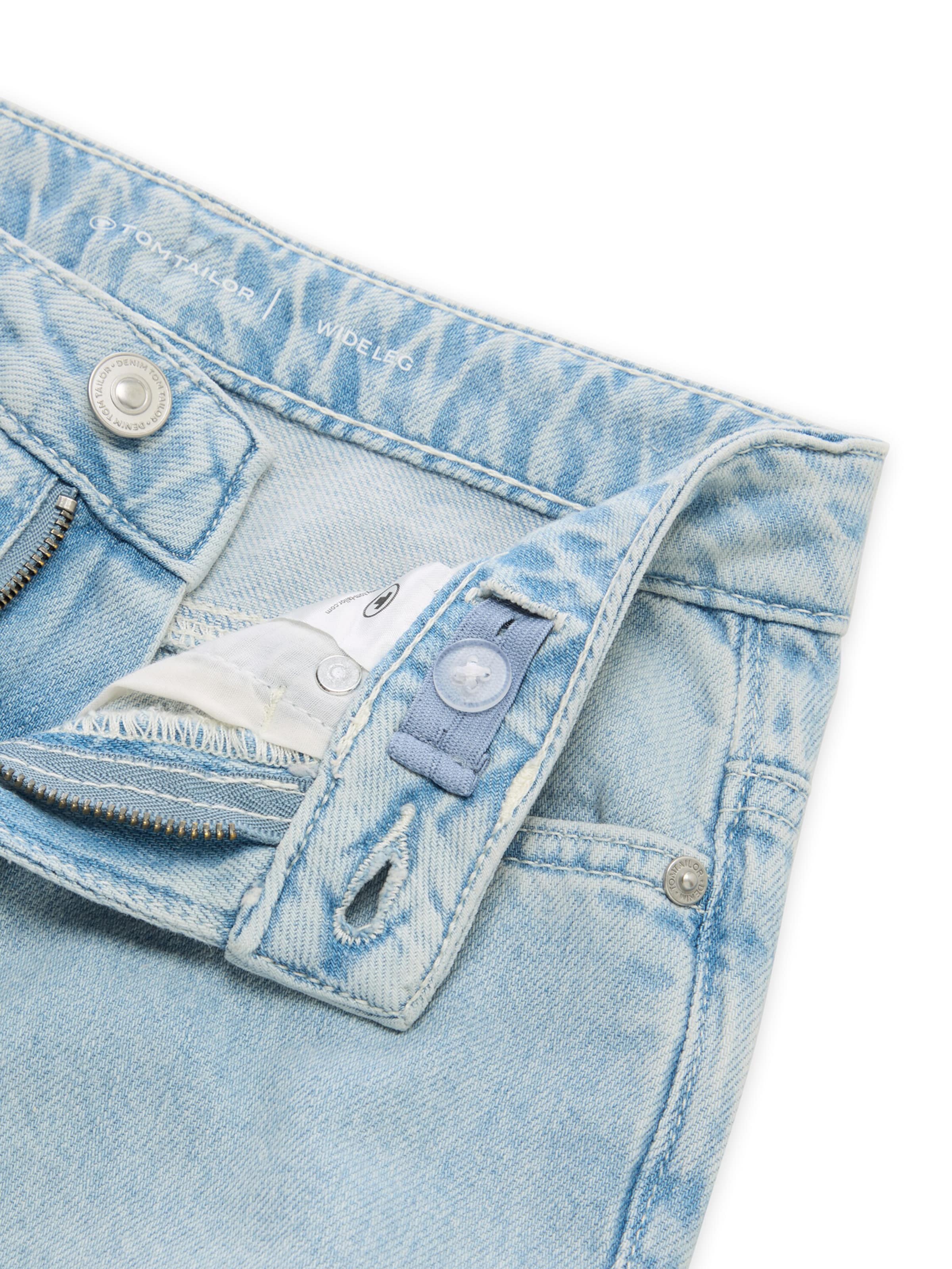 TOM TAILOR Wide leg Jeans in Blue