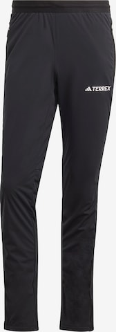 ADIDAS TERREX Slimfit Sportbroek 'Xperior' in Zwart: voorkant