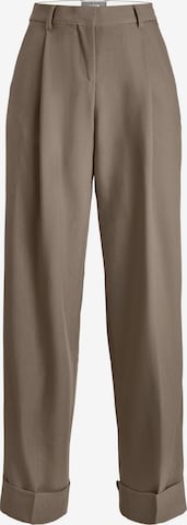 Regular Pantalon à plis JJXX en marron : devant