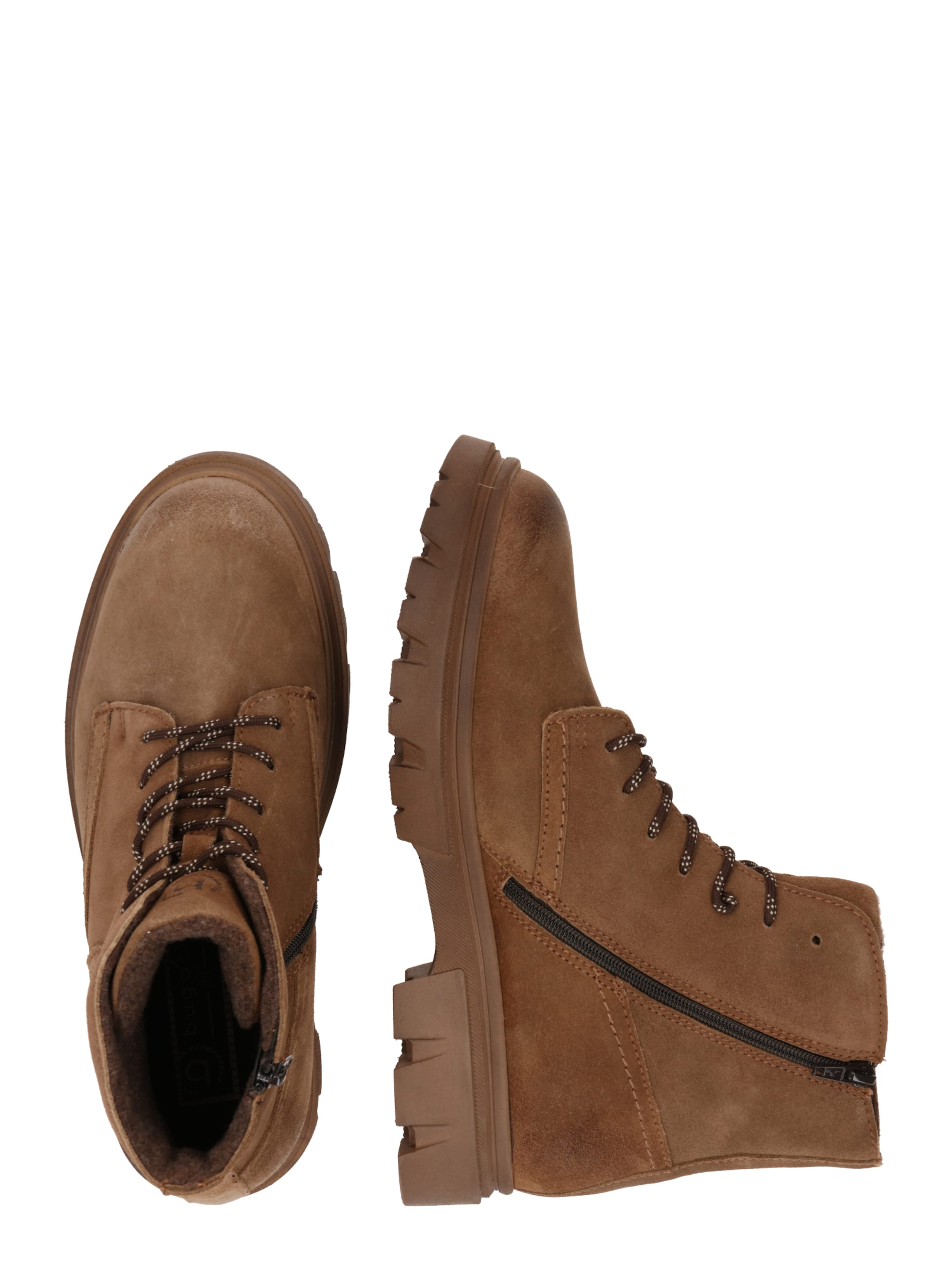 bugatti Schnürstiefel 'Fabello' in Braun