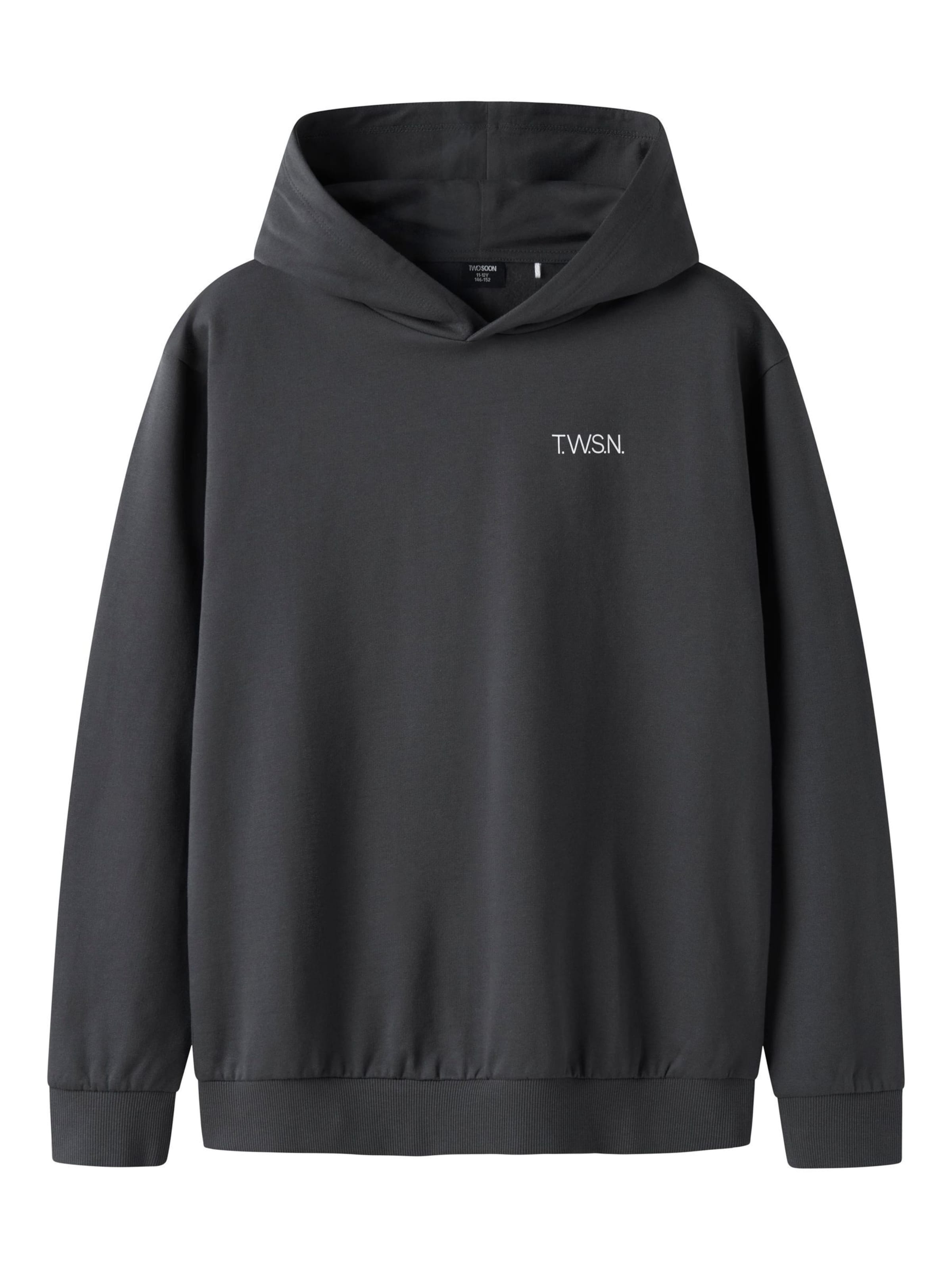 pilka TWO SOON Megztinis be užsegimo: priekis