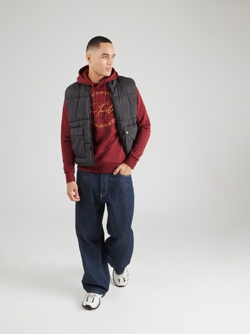TOM TAILOR Sweatshirt in Rot