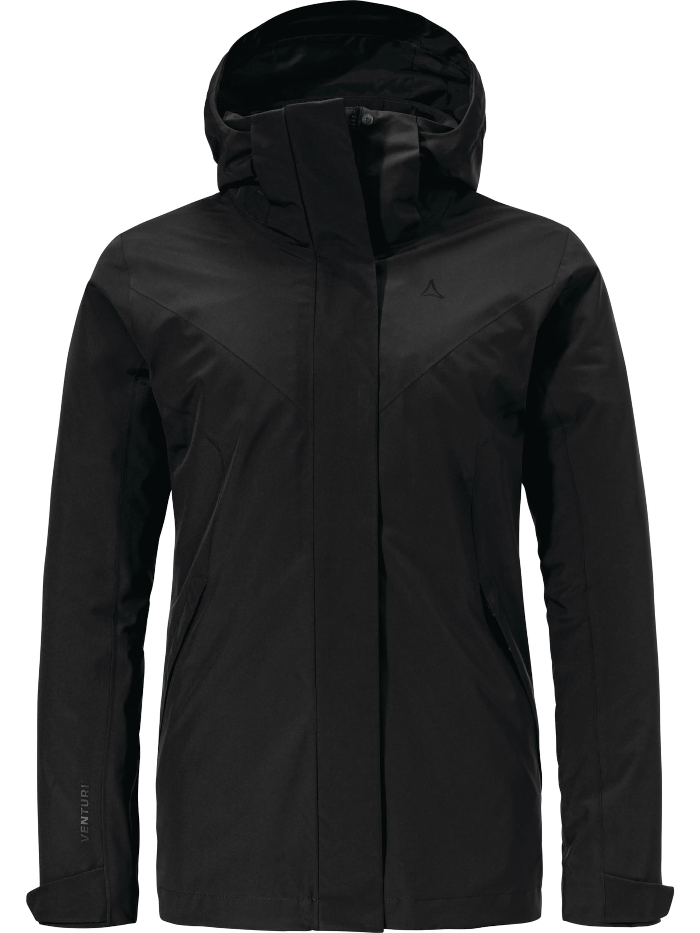Schöffel Outdoor jacket 'Tamina' in Black: front