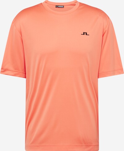 J.Lindeberg Sportshirt 'Ade' in koralle / schwarz, Produktansicht