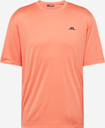 T-Shirt fonctionnel 'Ade' J.Lindeberg en orange : devant