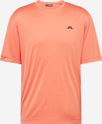 J.Lindeberg Sportshirt 'Ade' in koralle / schwarz, Produktansicht