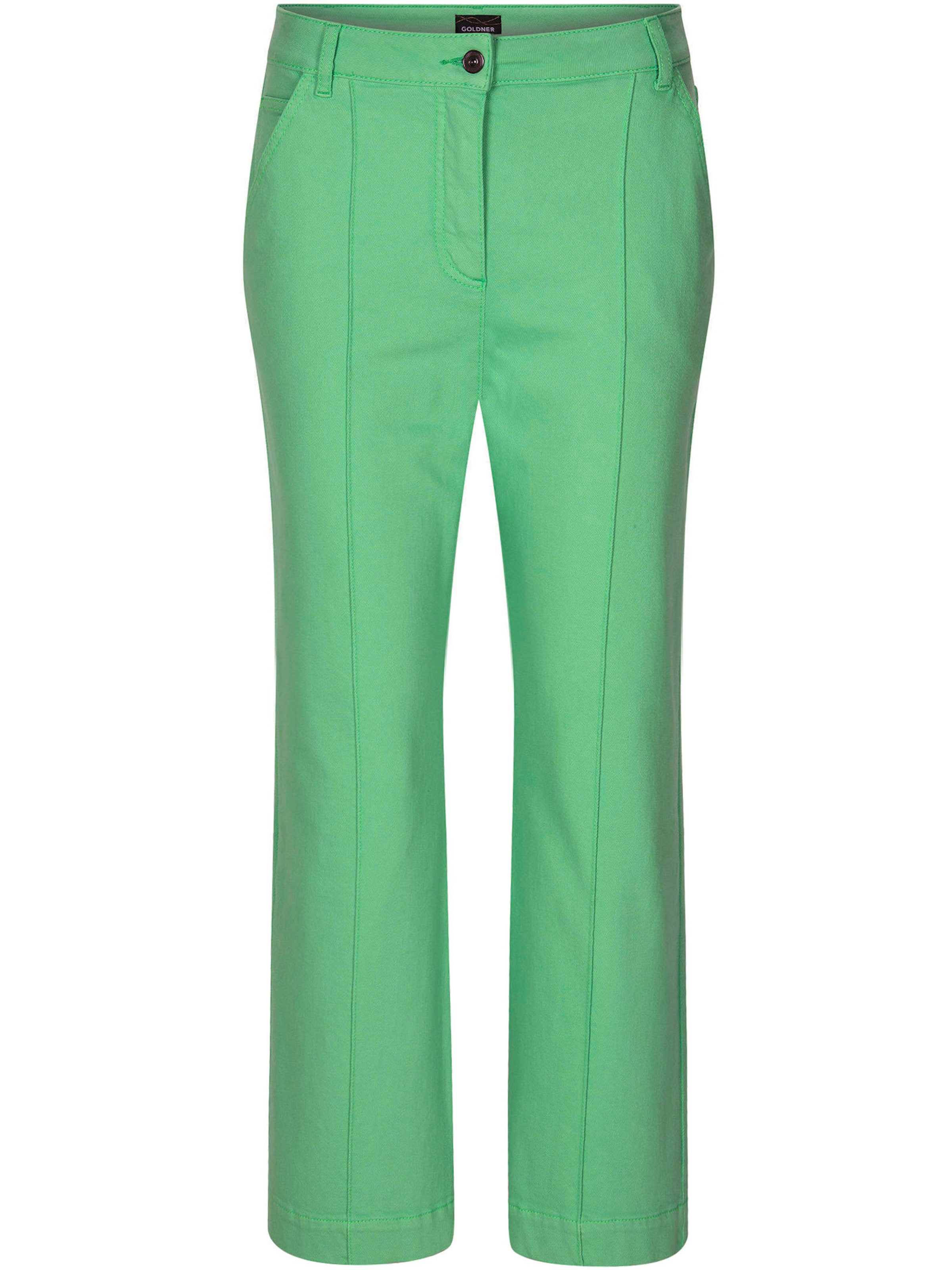 Loosefit Jean 'VERA' Goldner en vert : devant