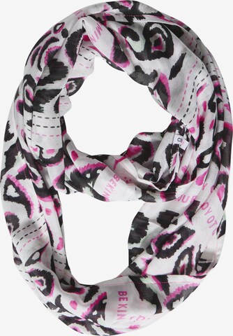 CECIL Tube Scarf in White: front