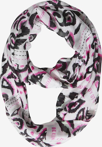 CECIL Tube Scarf in White: front