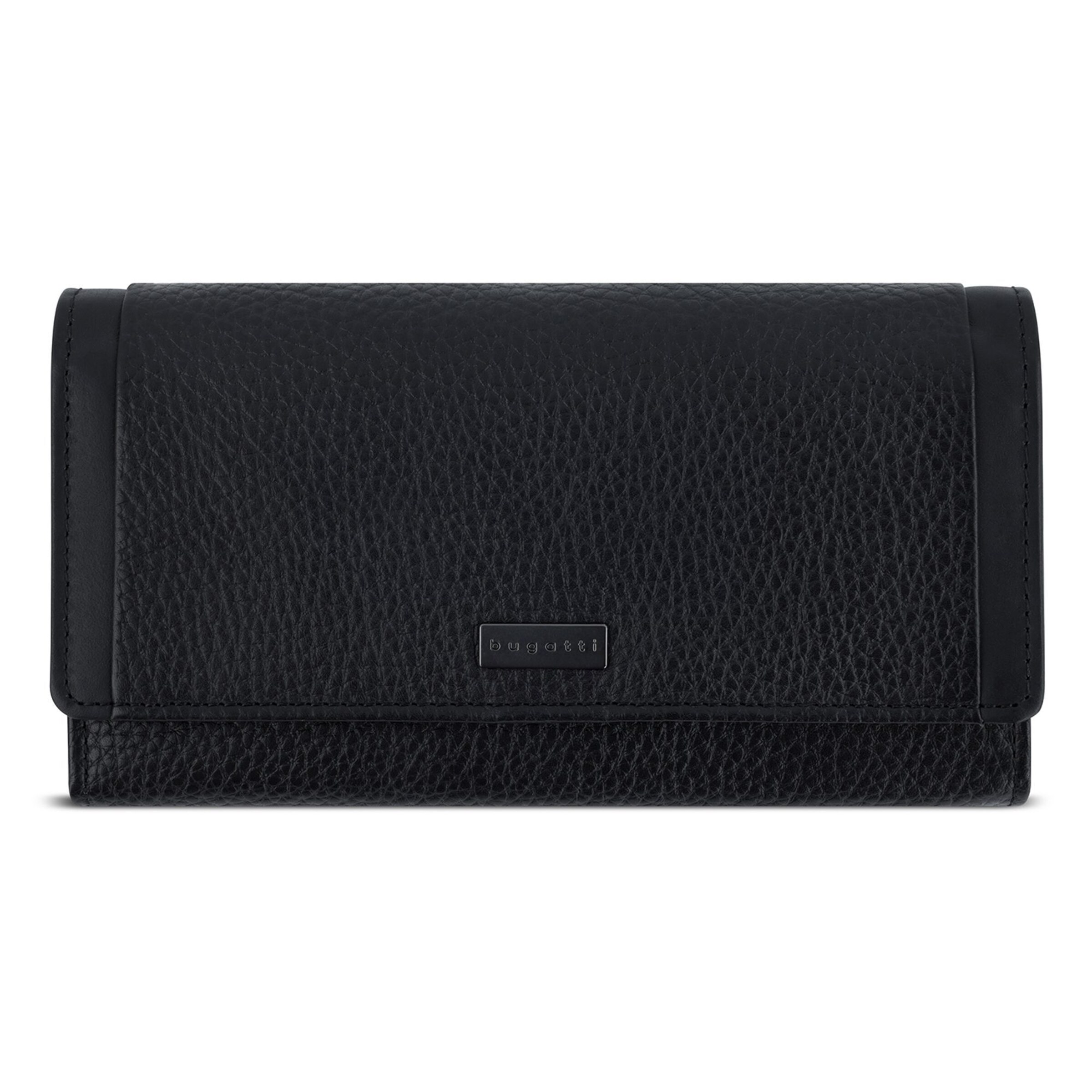 bugatti Wallet 'Sina' in Black: front