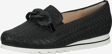 HASSIA Classic Flats in Black: front