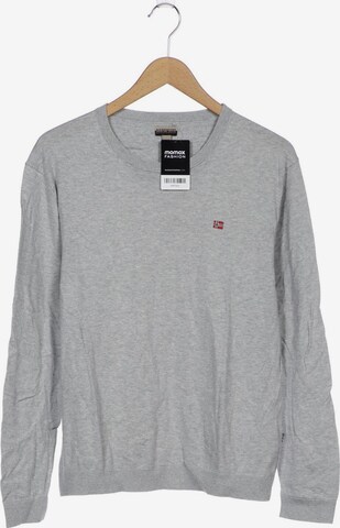 NAPAPIJRI Sweater & Cardigan in XL in Grey: front