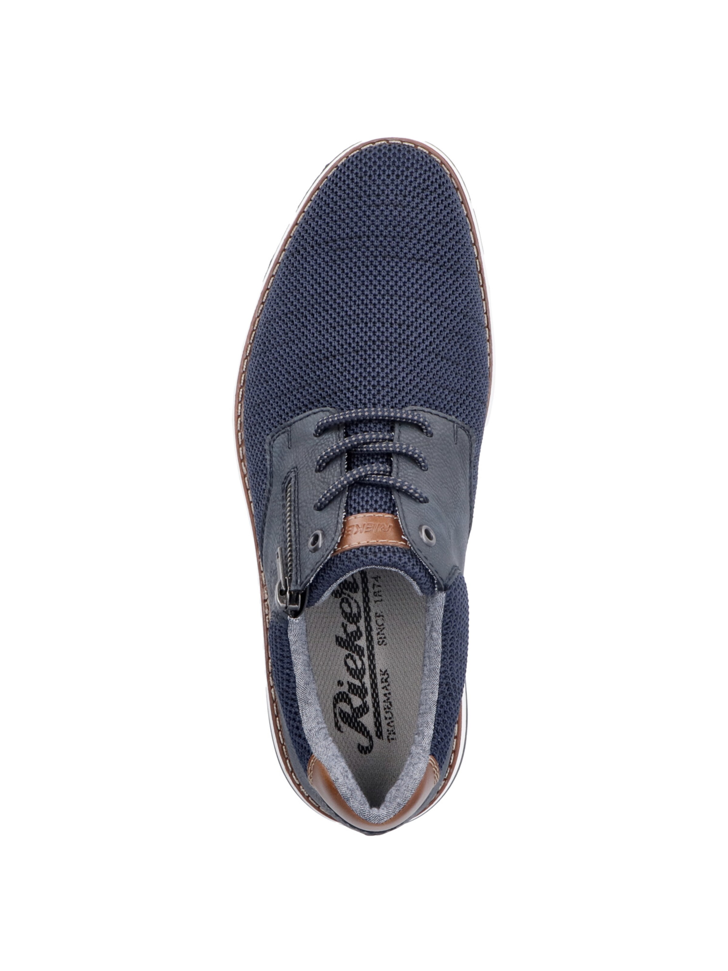 Rieker Schnürschuh in Blau