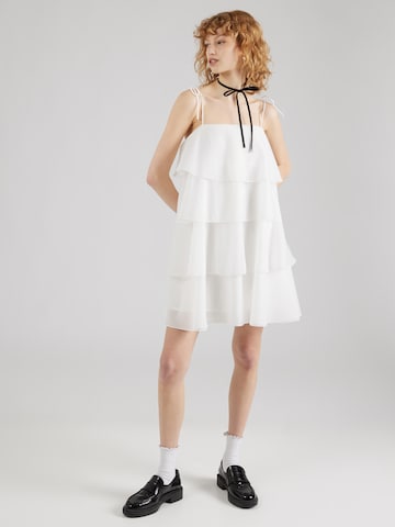 Gina Tricot Šaty – bílá: přední strana