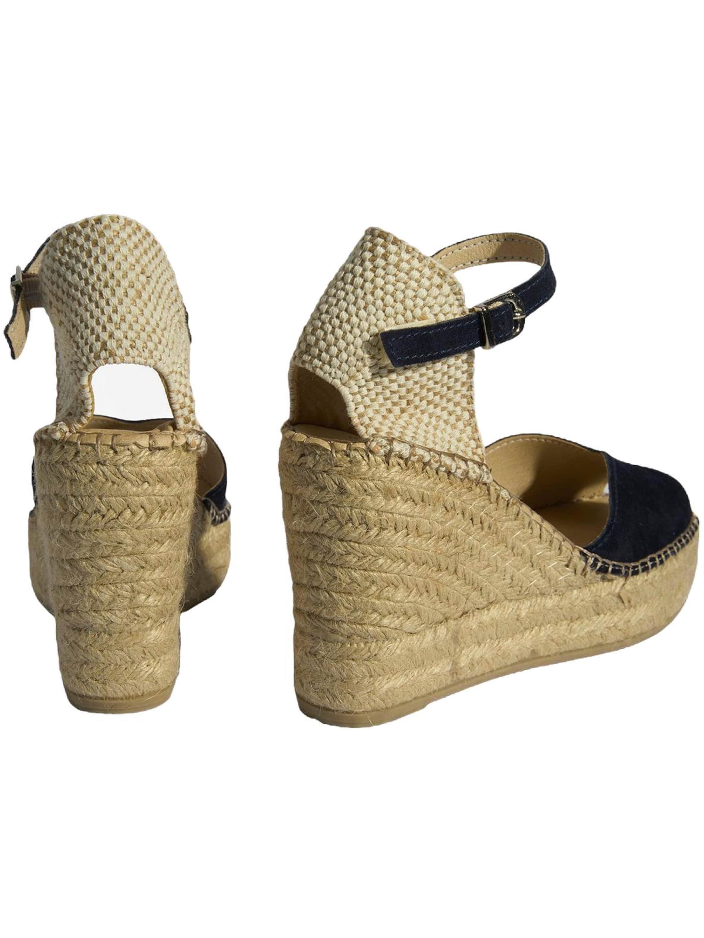 Desa - Sandalias con hebilla 'Slip-Ons' en azul