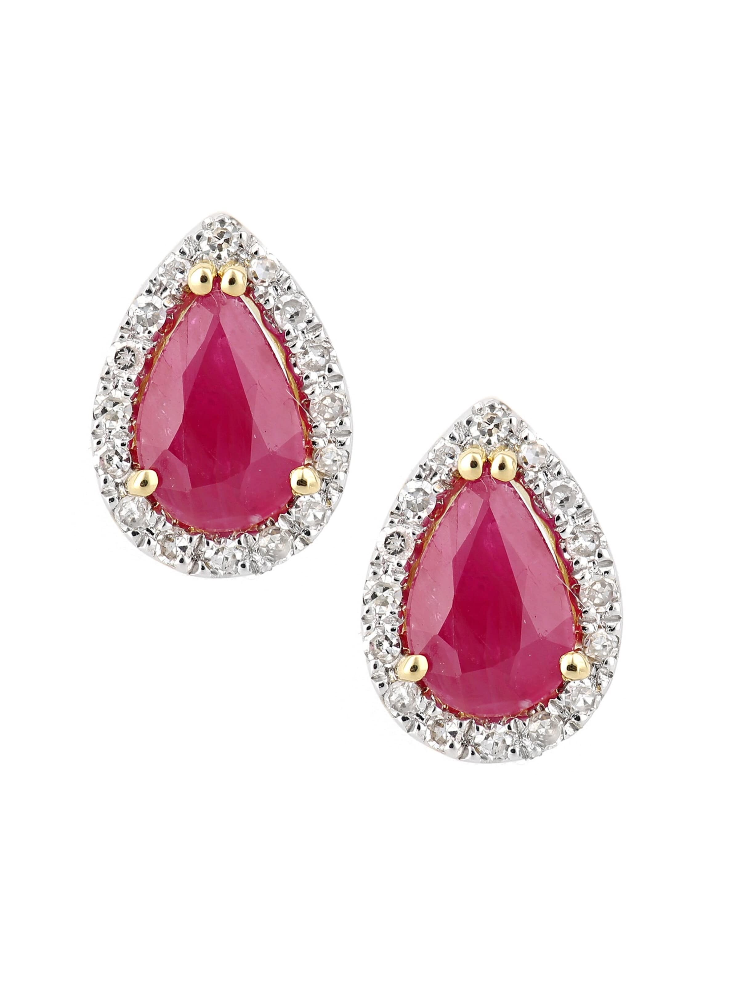 DIAMANT LETERNEL Ohrringe‌‌‌‌‌‌‌‌‌ in Pink: Vorderseite