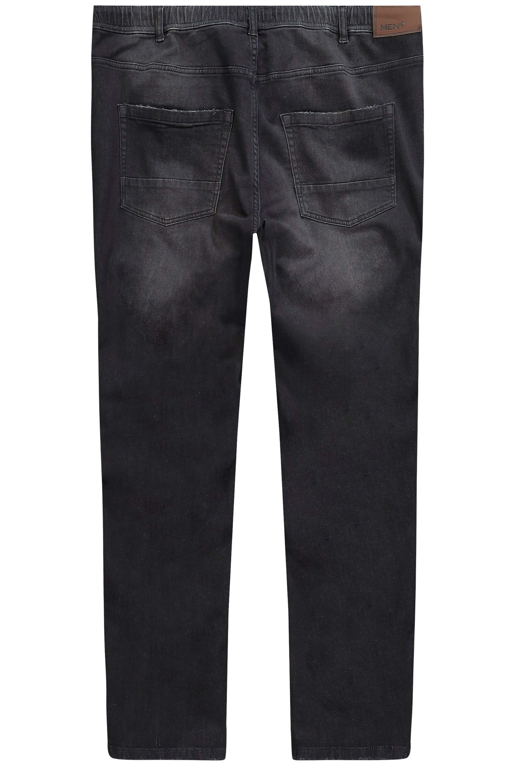 Men Plus Regular Jeans in Black