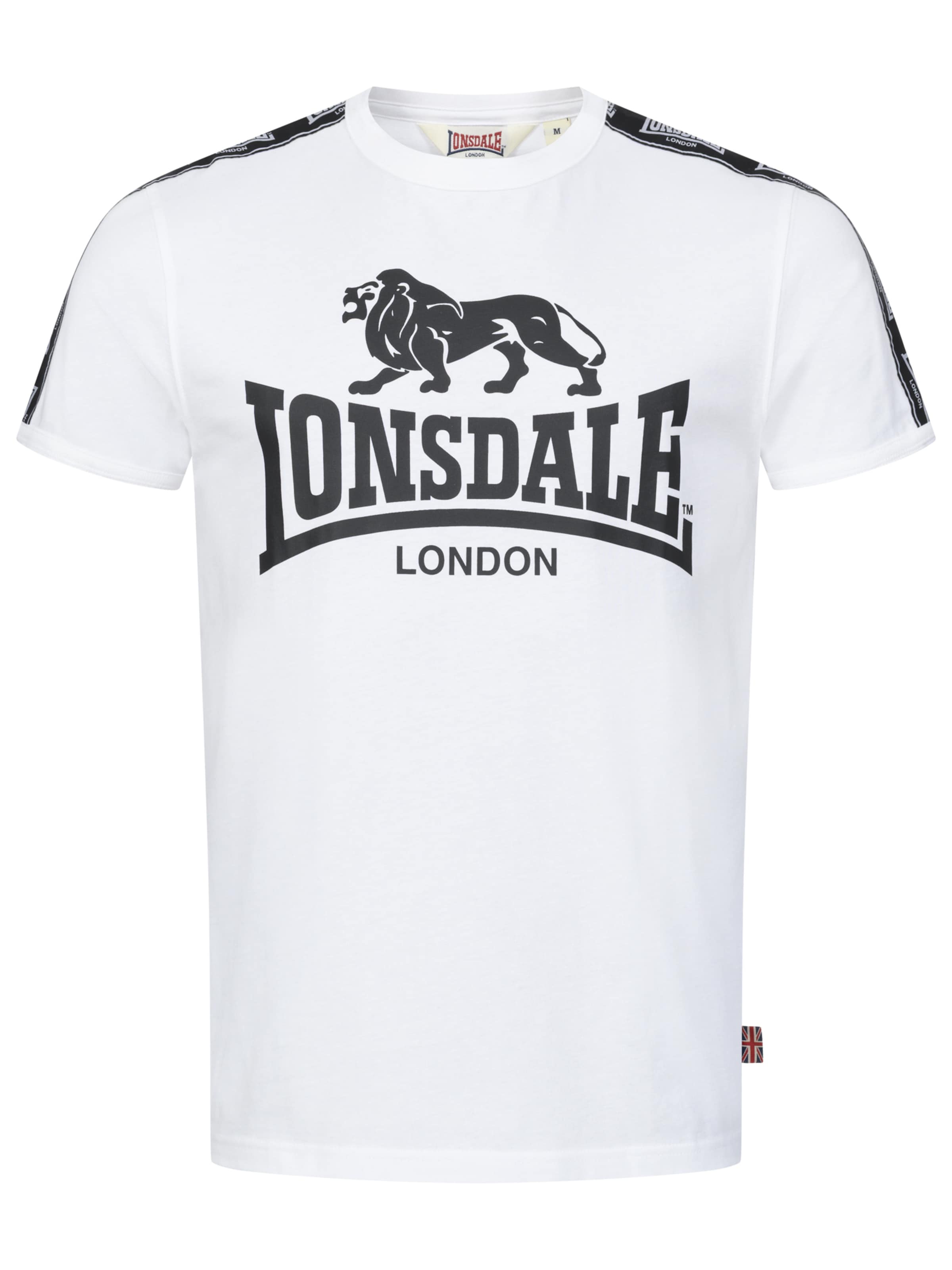 LONSDALE T-Shirt 'Stour' in Weiß: Vorderseite