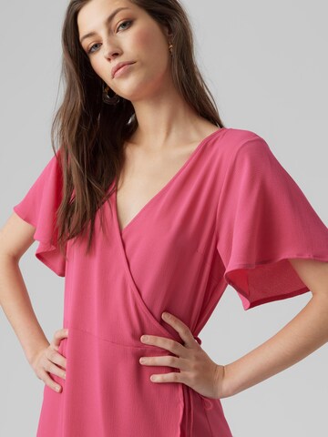 Vero Moda Petite Jurk 'Saki' in Roze