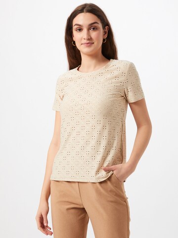 T-shirt 'Cathinka' JDY en beige : devant