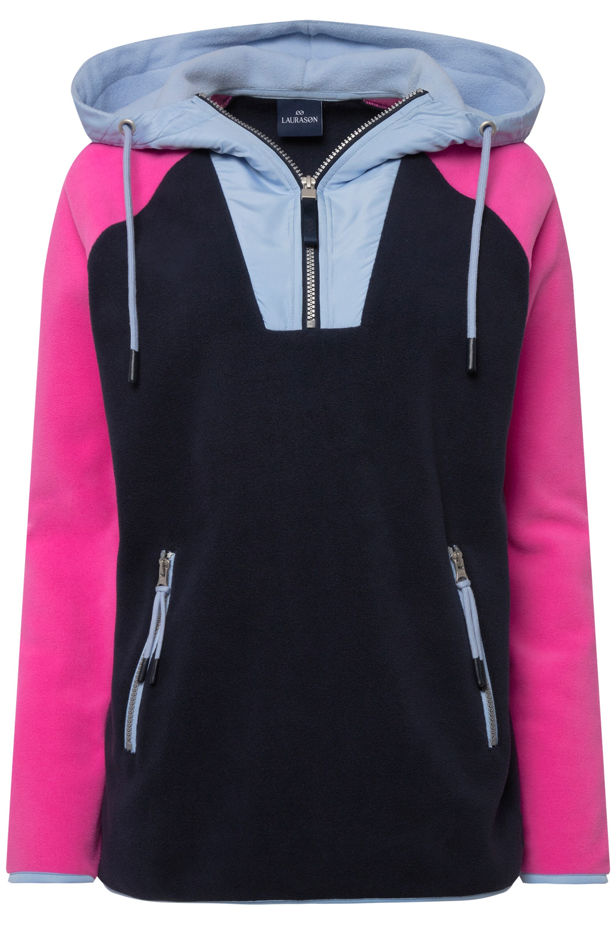 LAURASØN Sweatshirt in Blauw: voorkant