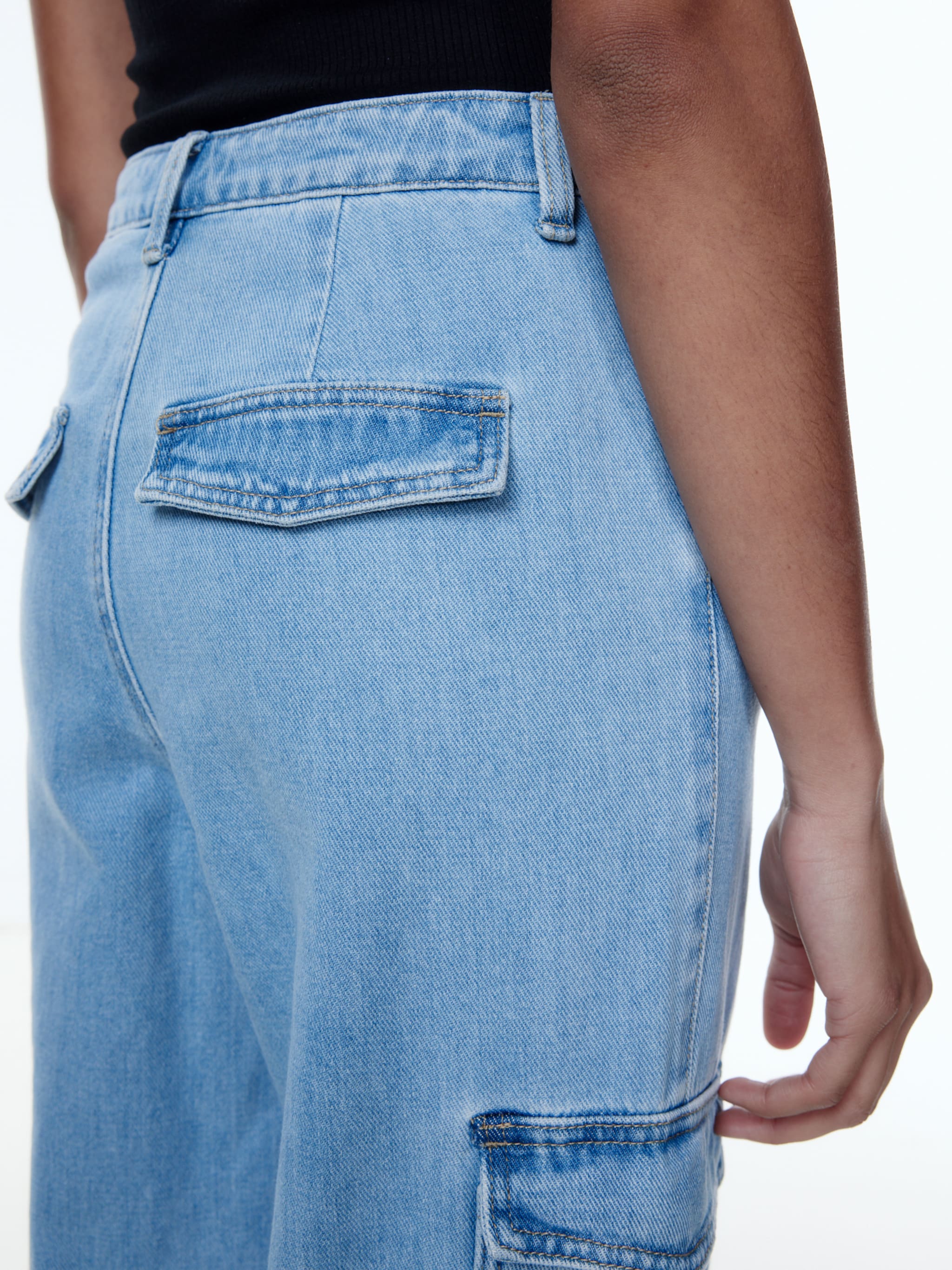 EDITED Producten Cargojeans 'Nalu' Blauw denim
