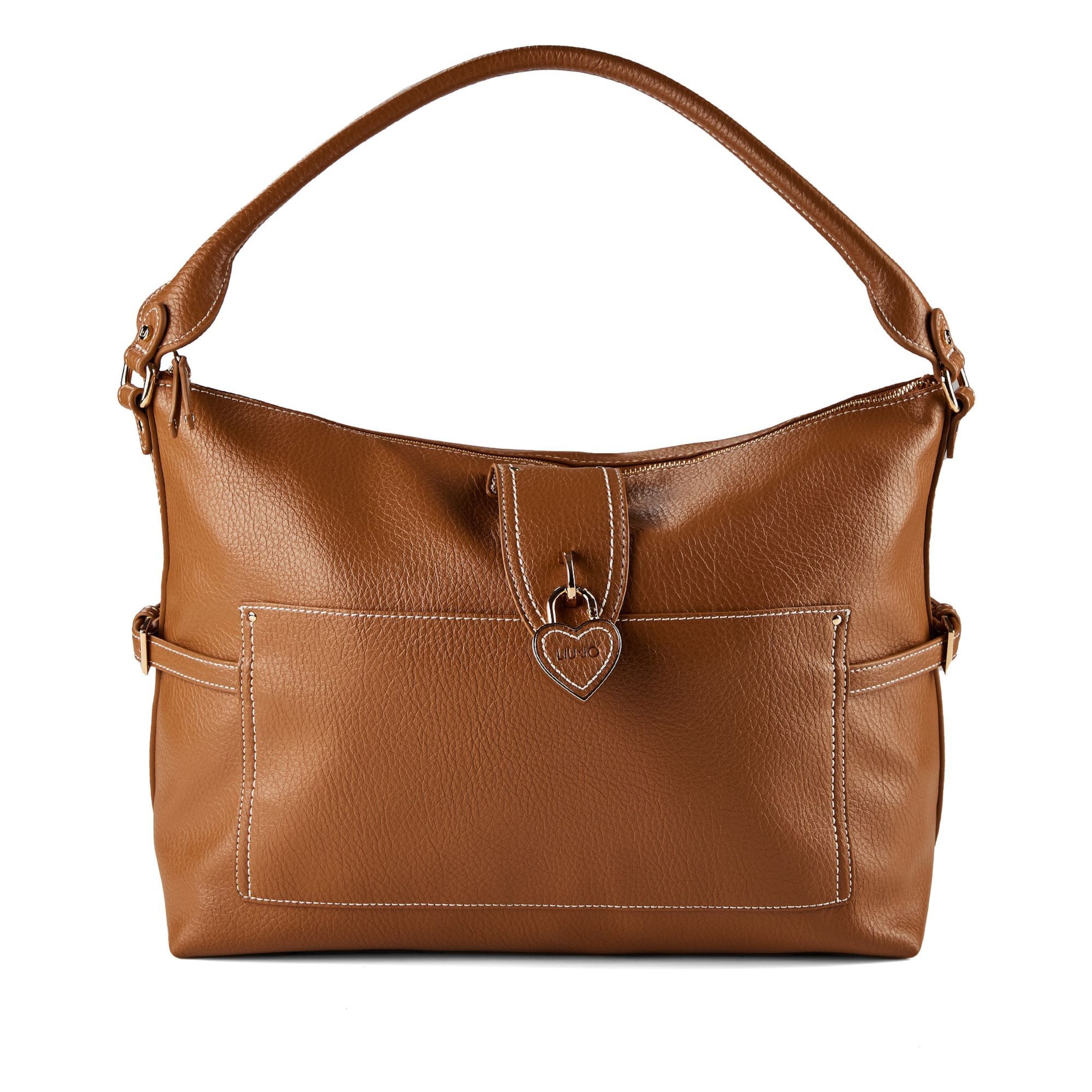 Borsa a spalla 'Corniola' di Liu Jo in marrone: frontale