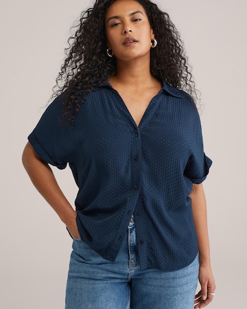 WE Fashion - Blusa en azul: frente