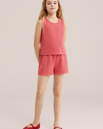 WE Fashion Loosefit Kalhoty – pink