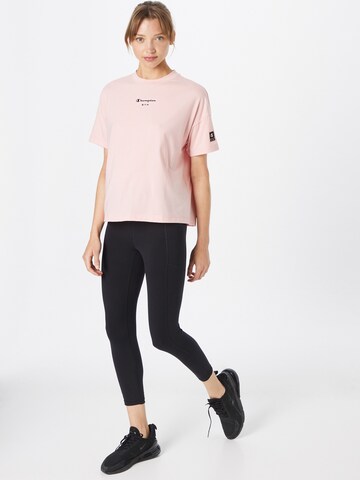 rožinė Champion Authentic Athletic Apparel Sportiniai marškinėliai