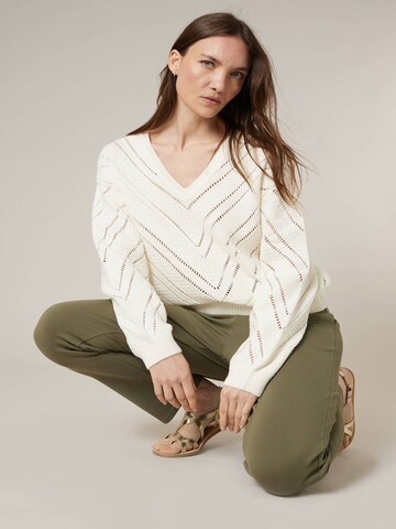 Pull-over 'Simako' Deeluxe en blanc