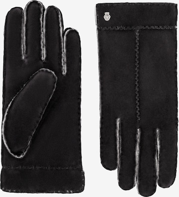 Roeckl Vingerhandschoenen 'MALMÖ' in Zwart: voorkant