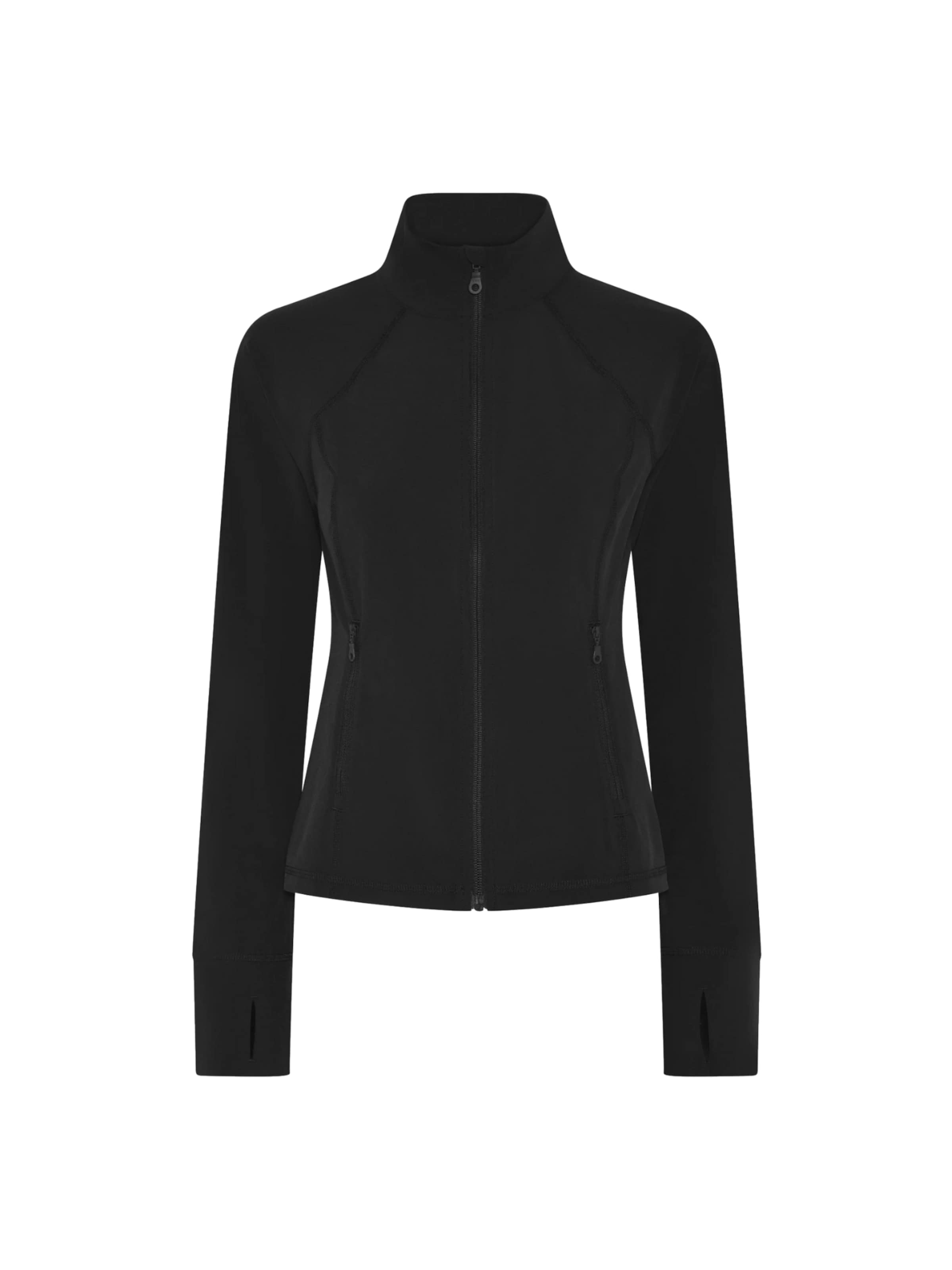 Girlfriend Collective Urheilutakki ' Estrella ' värissä musta: etupuoli