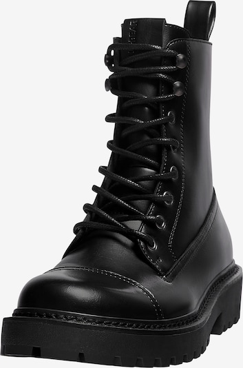 Boots stringati Pull&Bear di colore nero, Visualizzazione prodotti