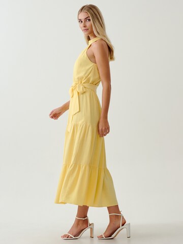 Tussah Dress 'KARLIA' in Yellow