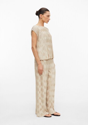 s.Oliver Wide Leg Hose in Beige