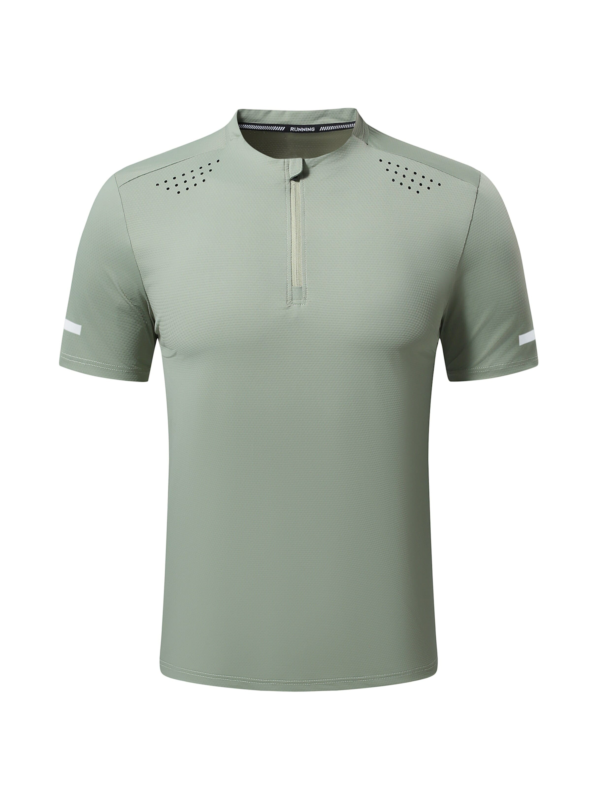 YOUTHUP Performance Shirt 'Nachtblick' in Green: front