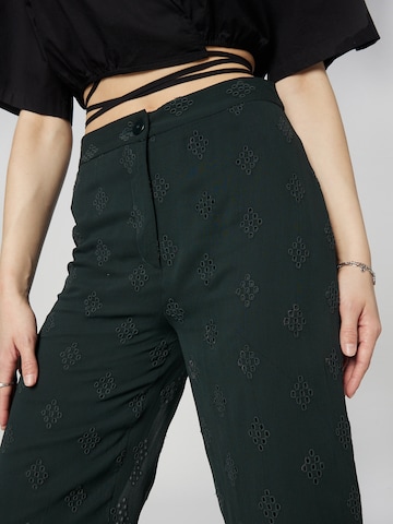 Wide Leg Pantalon 'Georgina' Guido Maria Kretschmer Women en vert