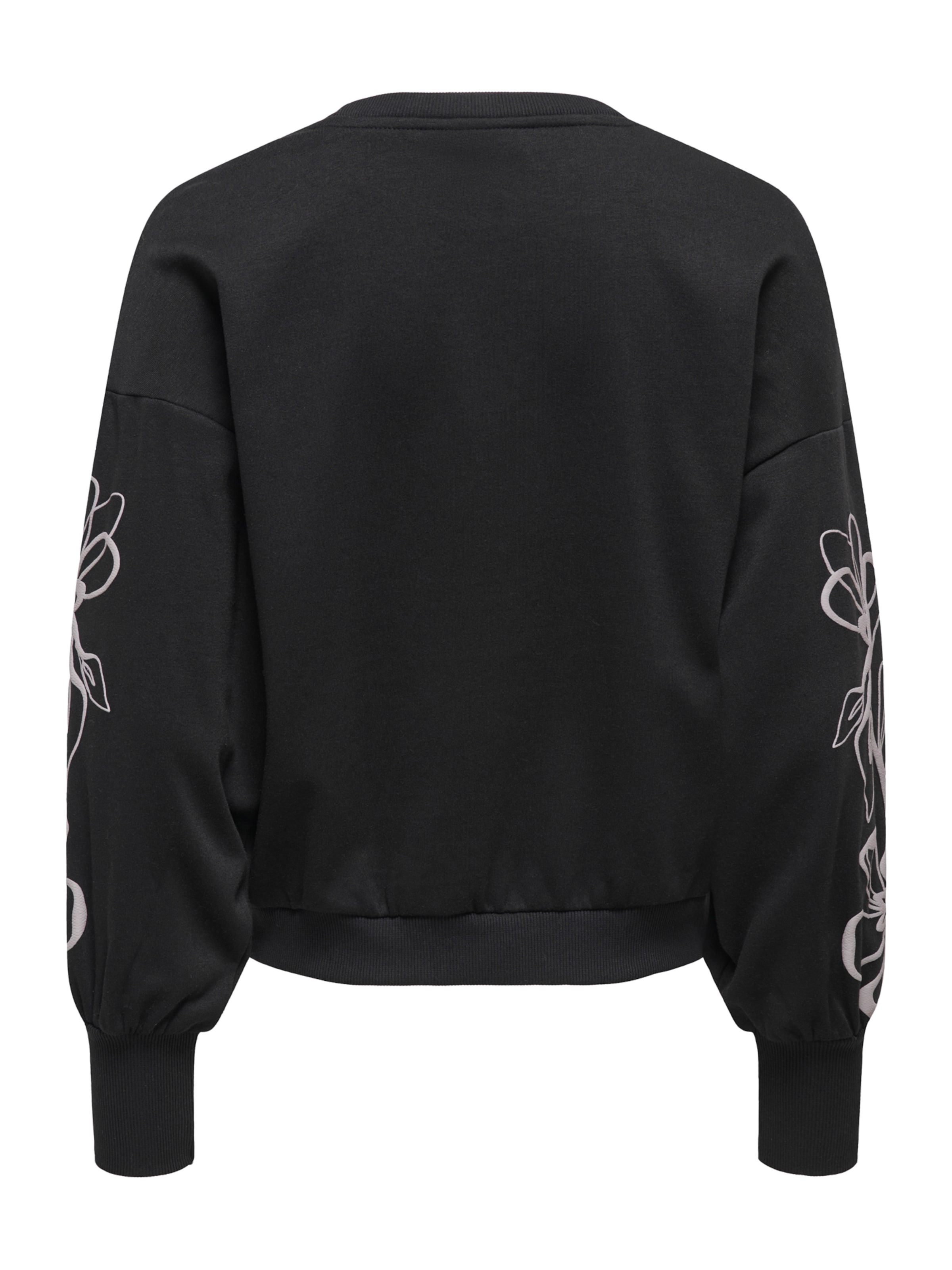 ONLY Sweatshirt 'ONLBROOKE' in Schwarz