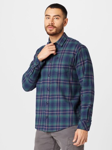 Carhartt WIP - Ajuste regular Camisa en azul: frente