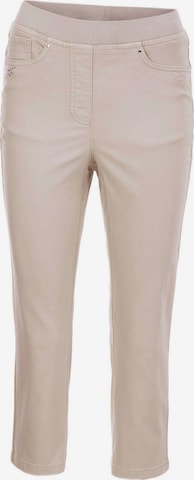 Goldner Regular Jeans 'Louisa' in Beige: predná strana