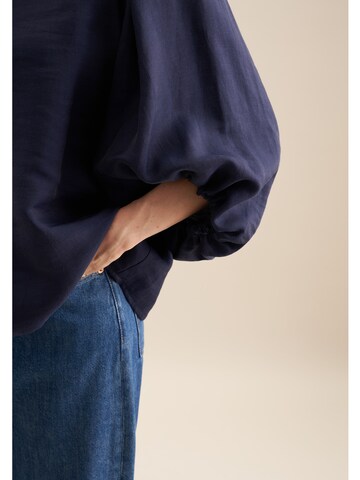 SEIDENSTICKER Blouse 'Schwarze Rose' in Blue