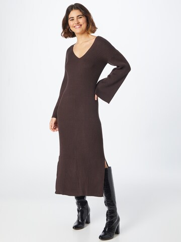 Lindex Knitted dress 'Sienna' in Brown: front