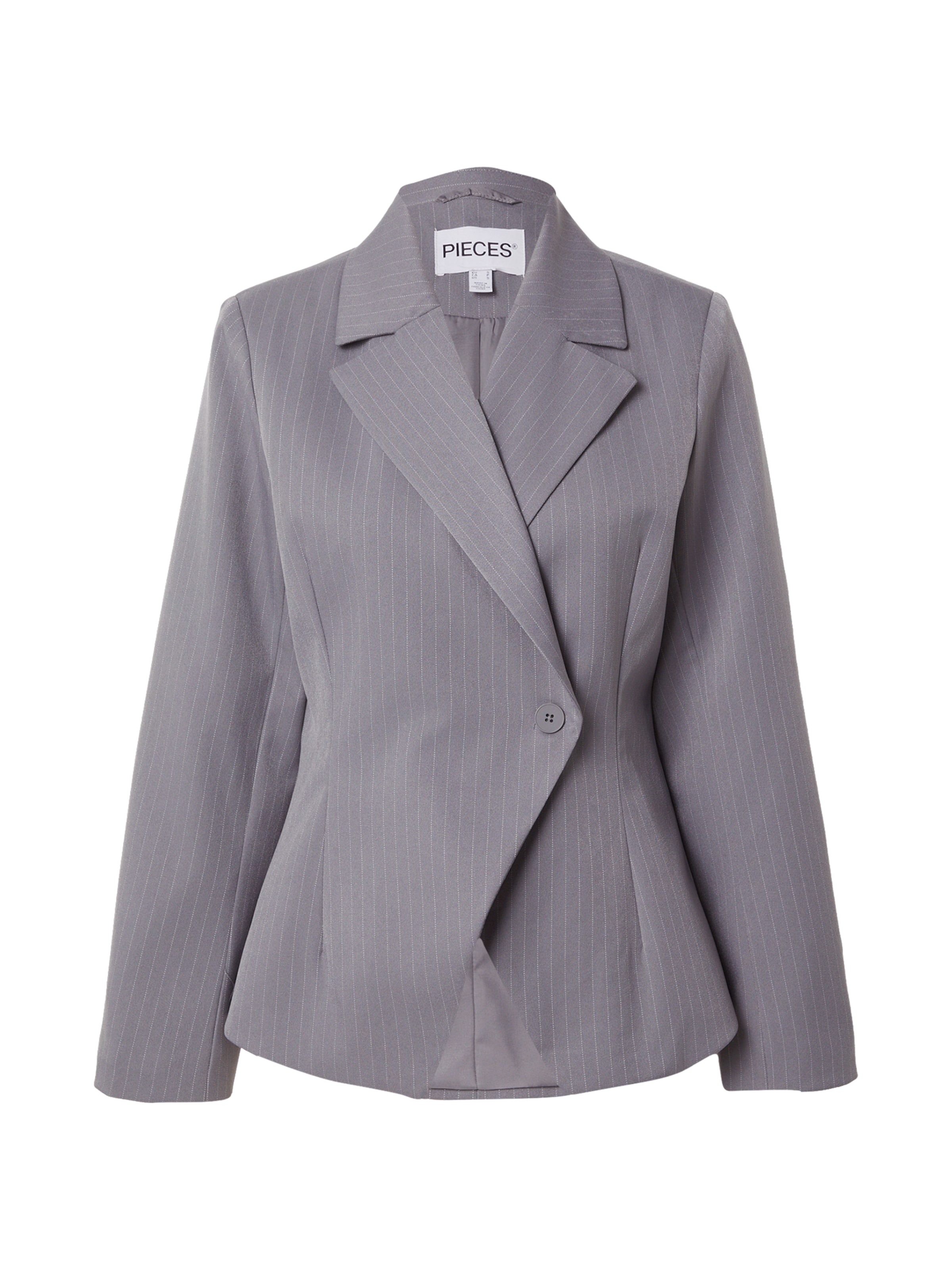 PIECES Kavaj 'PCFALKA' i grå: framsida